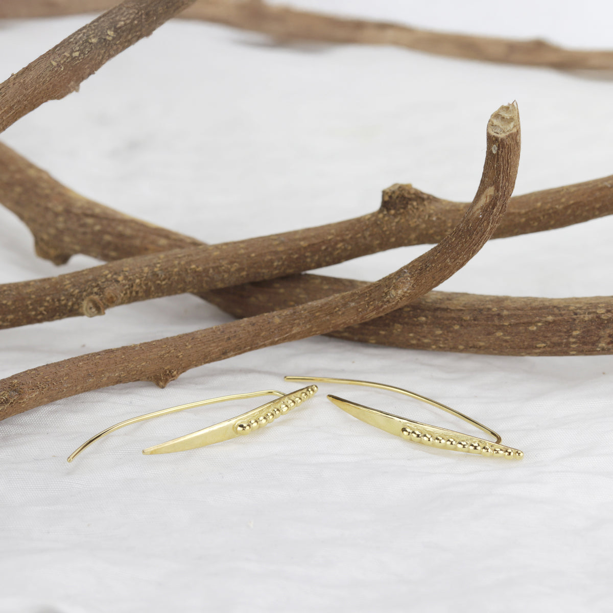 Textured Linear Earrings