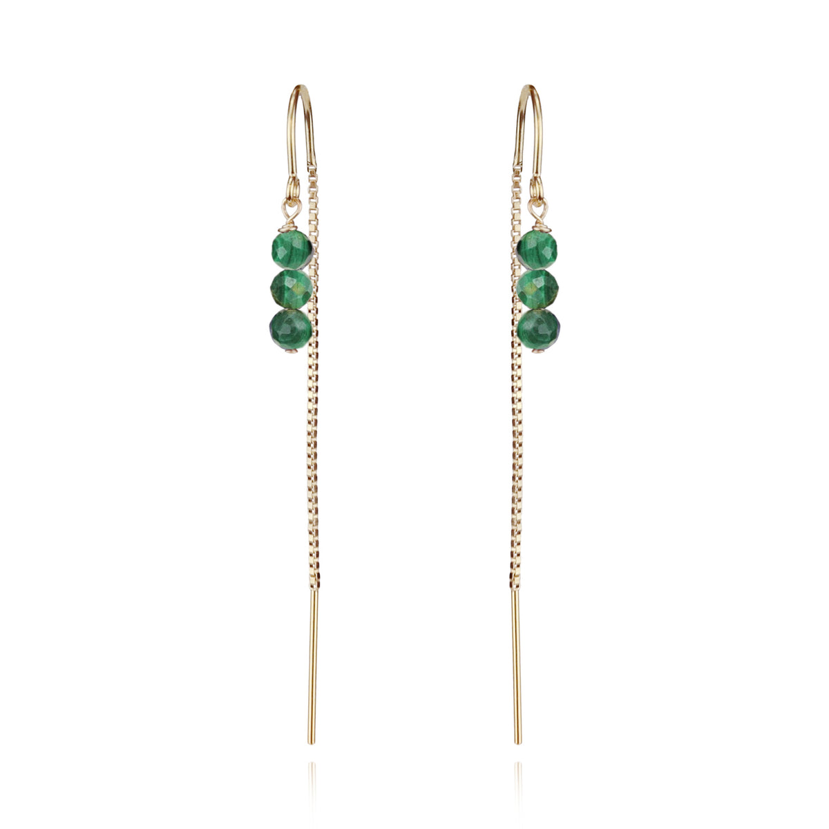 Beaded Threader Earrings