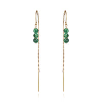 Beaded Threader Earrings