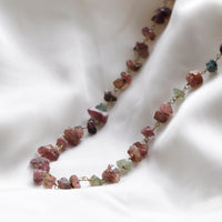 Mixed Rough Tourmaline Necklace