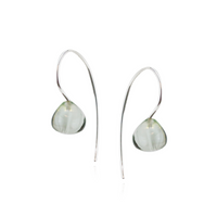 Smooth Gem Drop Earrings