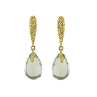 Textured Stud & Smooth Teardrop Earrings