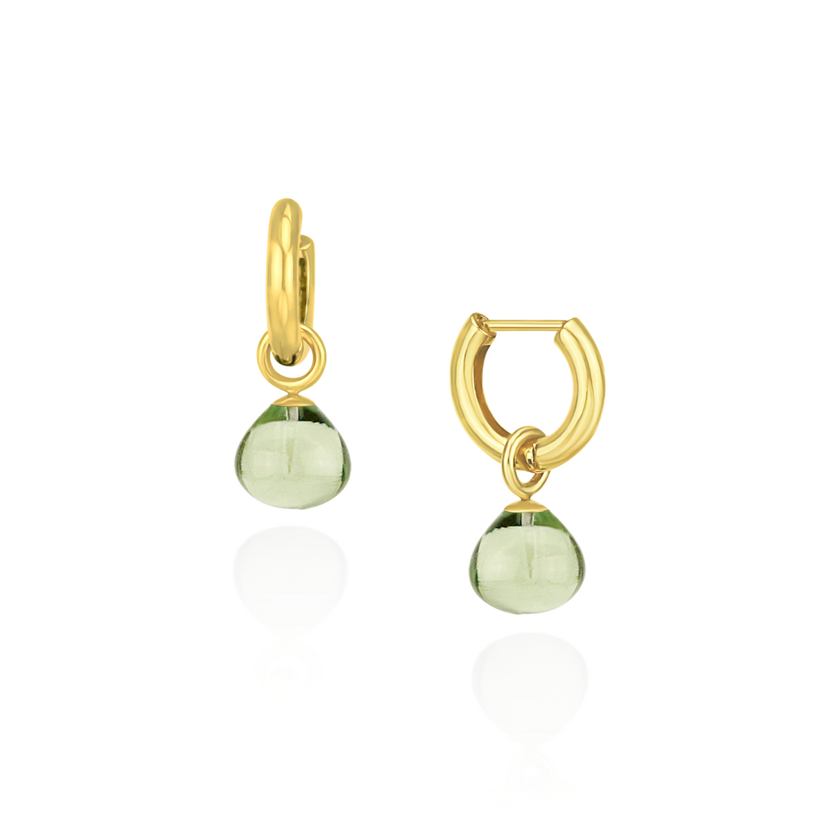 Smooth Drop Hinged Hoops