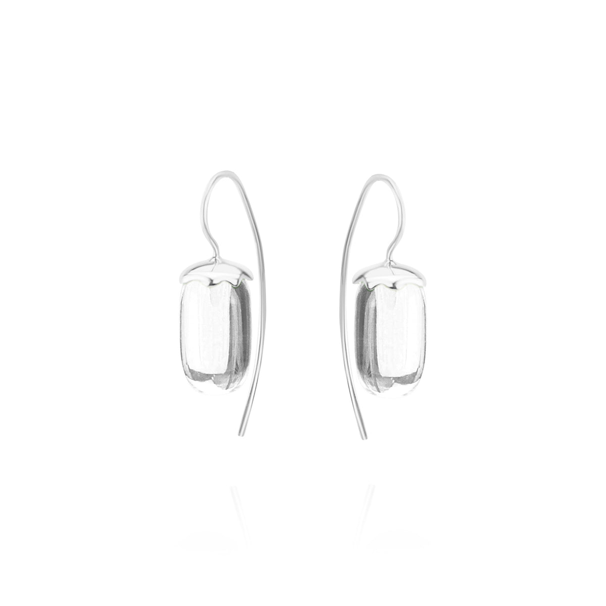 Smooth Capsule Earrings