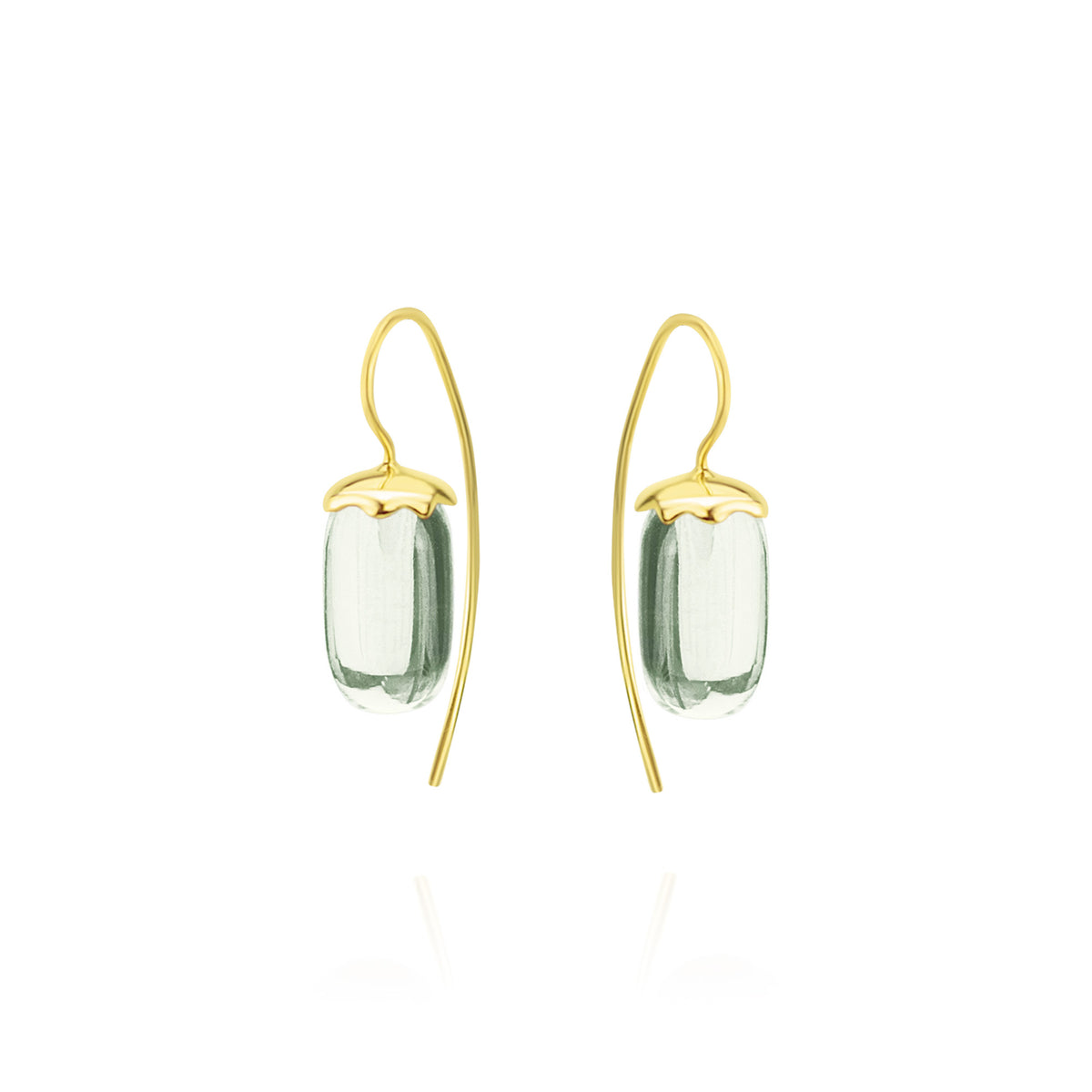 Smooth Capsule Earrings