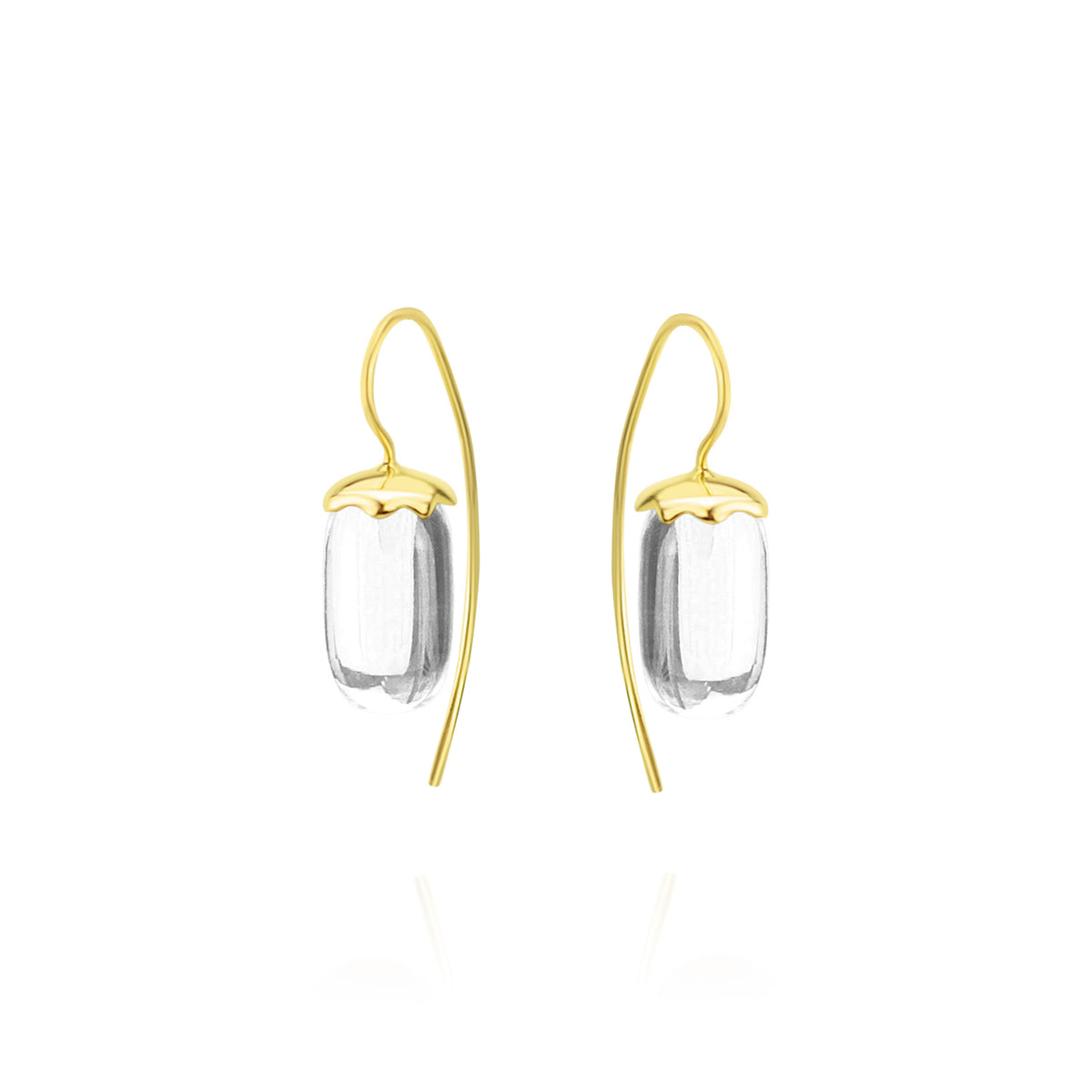 Smooth Capsule Earrings