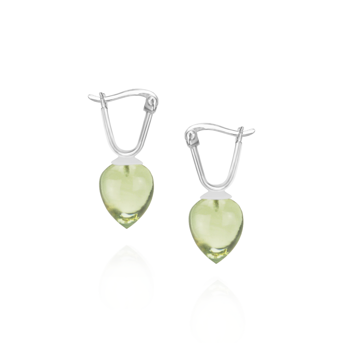 Smooth Acorn Latch Back Earrings