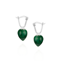 Smooth Acorn Latch Back Earrings