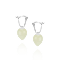 Smooth Acorn Latch Back Earrings