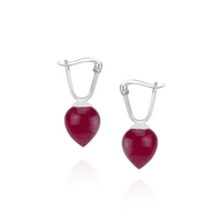 Smooth Acorn Latch Back Earrings
