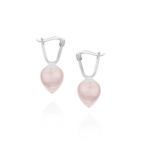 Smooth Acorn Latch Back Earrings