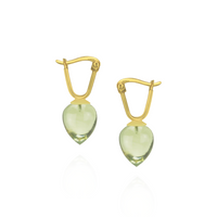 Smooth Acorn Latch Back Earrings
