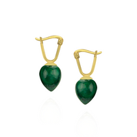 Smooth Acorn Latch Back Earrings