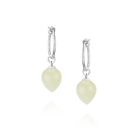 Smooth Acorn Latch Back Hoops