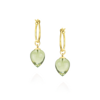 Smooth Acorn Latch Back Hoops