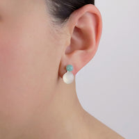 Double Gemstone Studs