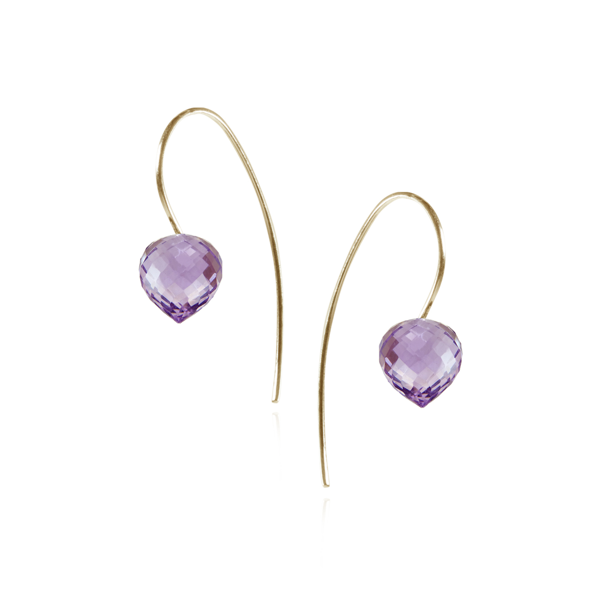Mini Fish Hook Minaret Earrings