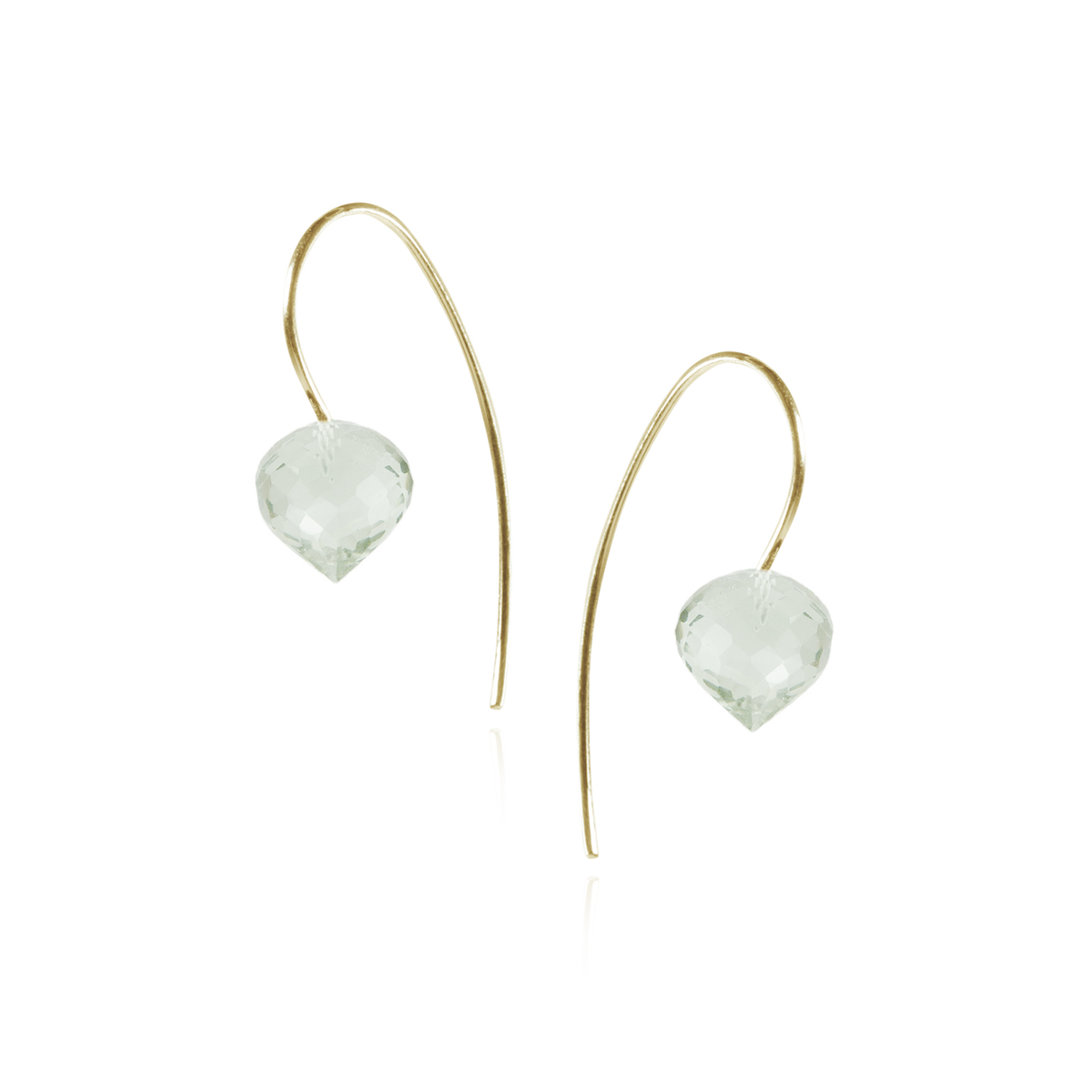 Mini Fish Hook Minaret Earrings