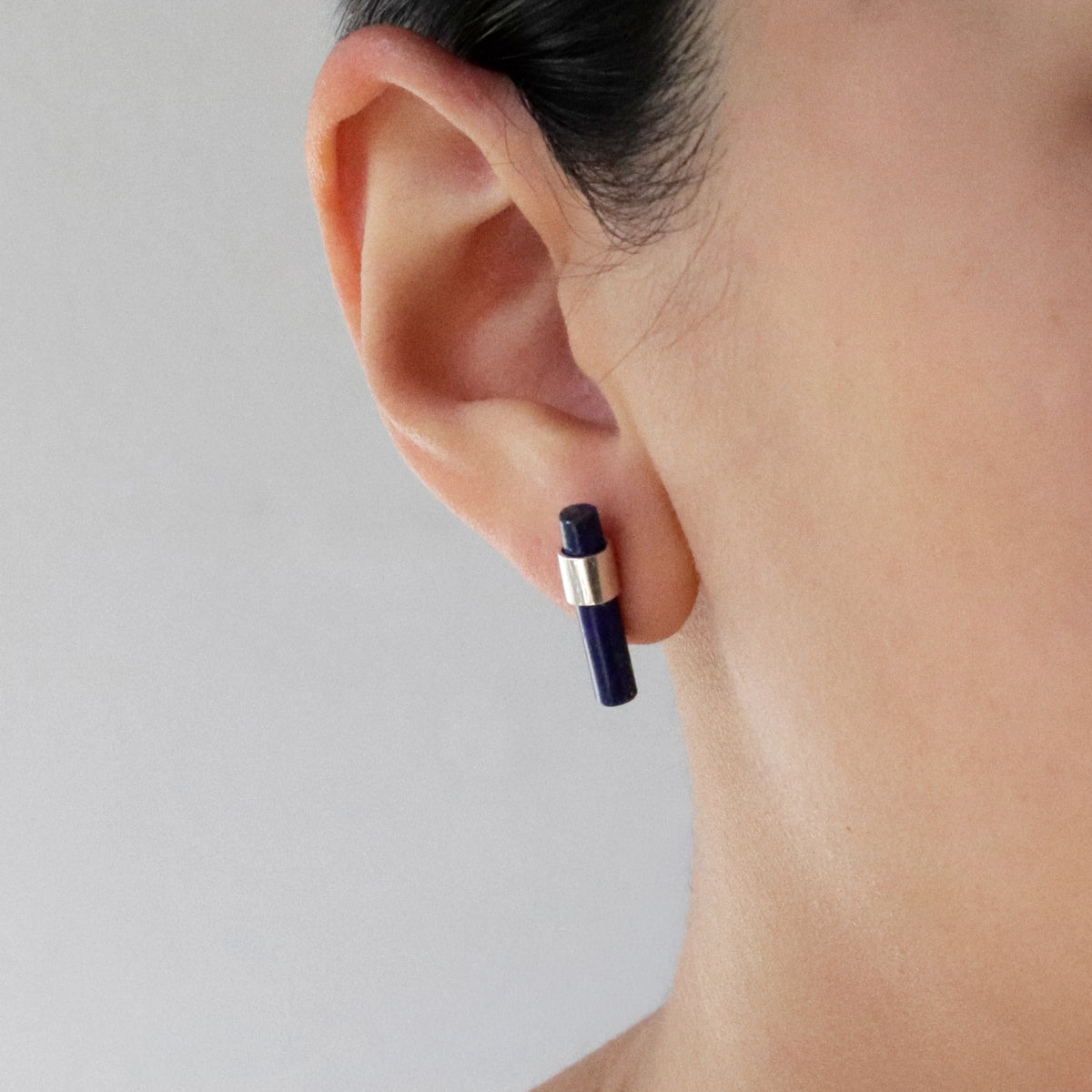 Gemstone Bar Studs