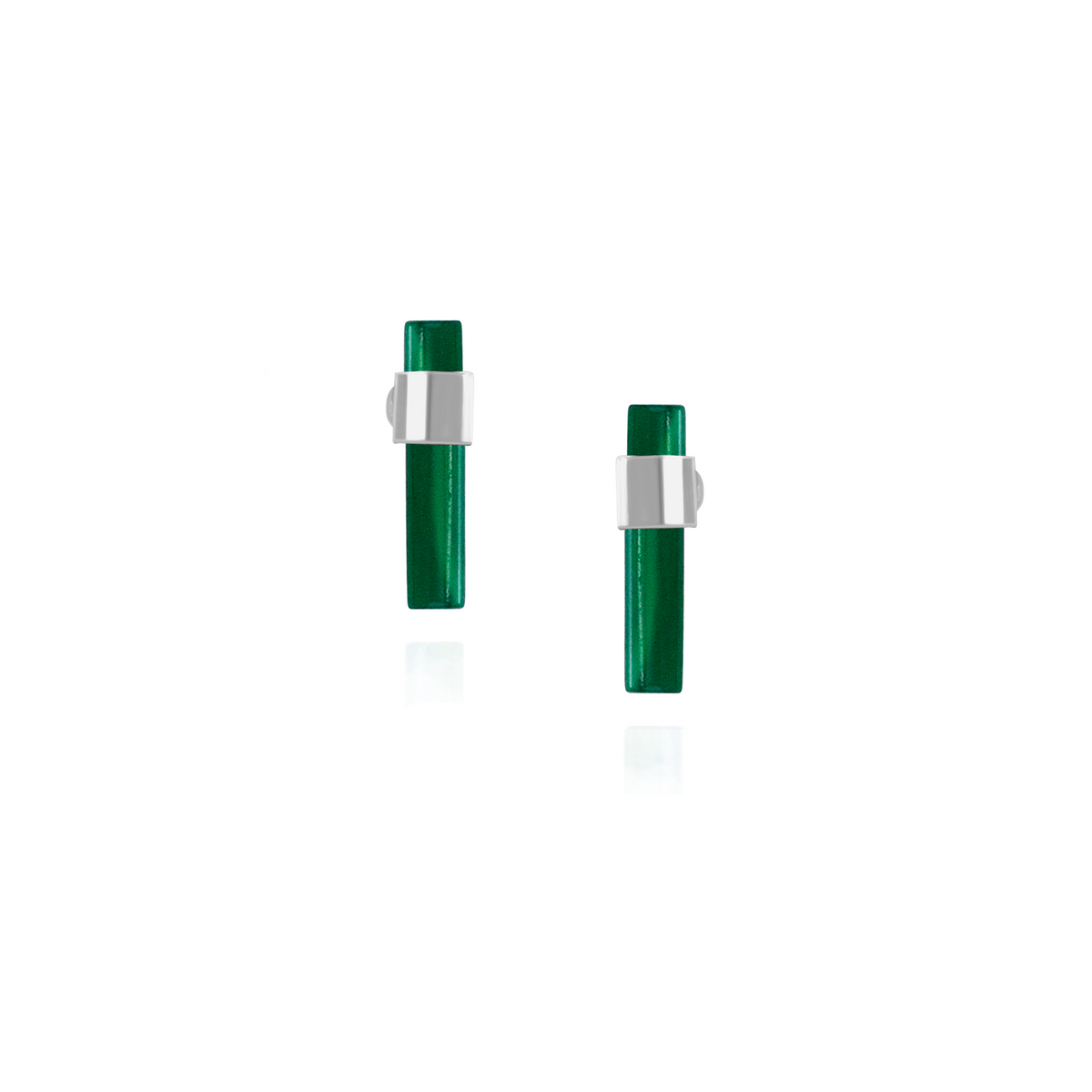 Gemstone Bar Studs