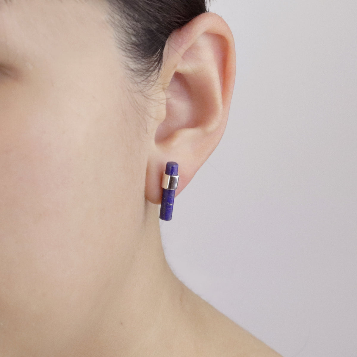 Gemstone Bar Studs