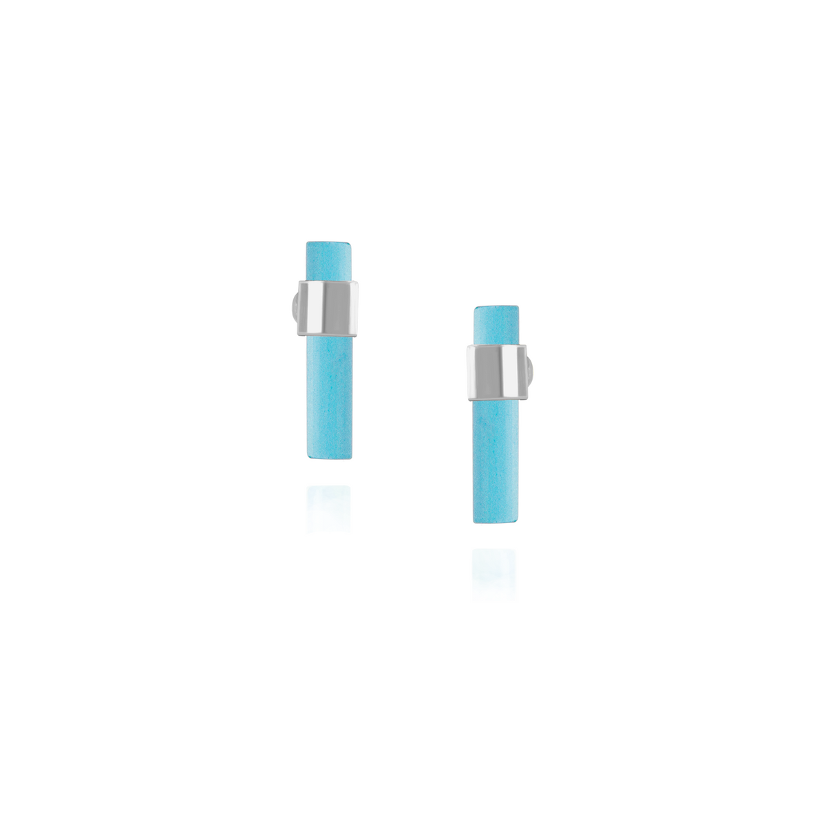 Gemstone Bar Studs