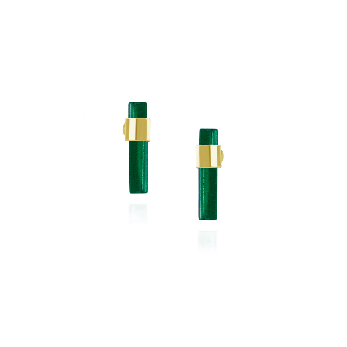 Gemstone Bar Studs