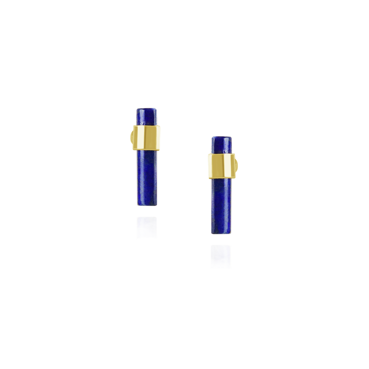Gemstone Bar Studs