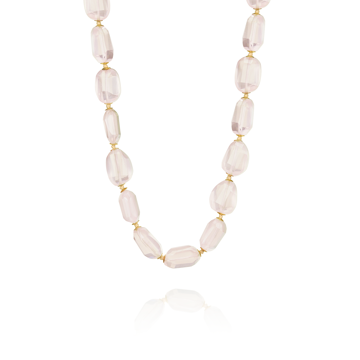 Tumbled Gemstone Toggle Necklace