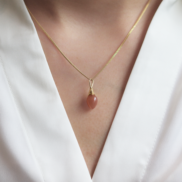 Small Acorn Pendant Necklace