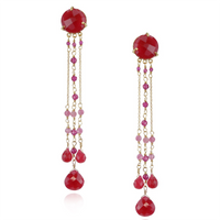 Black Onyx Chandelier Earrings