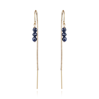Beaded Threader Earrings