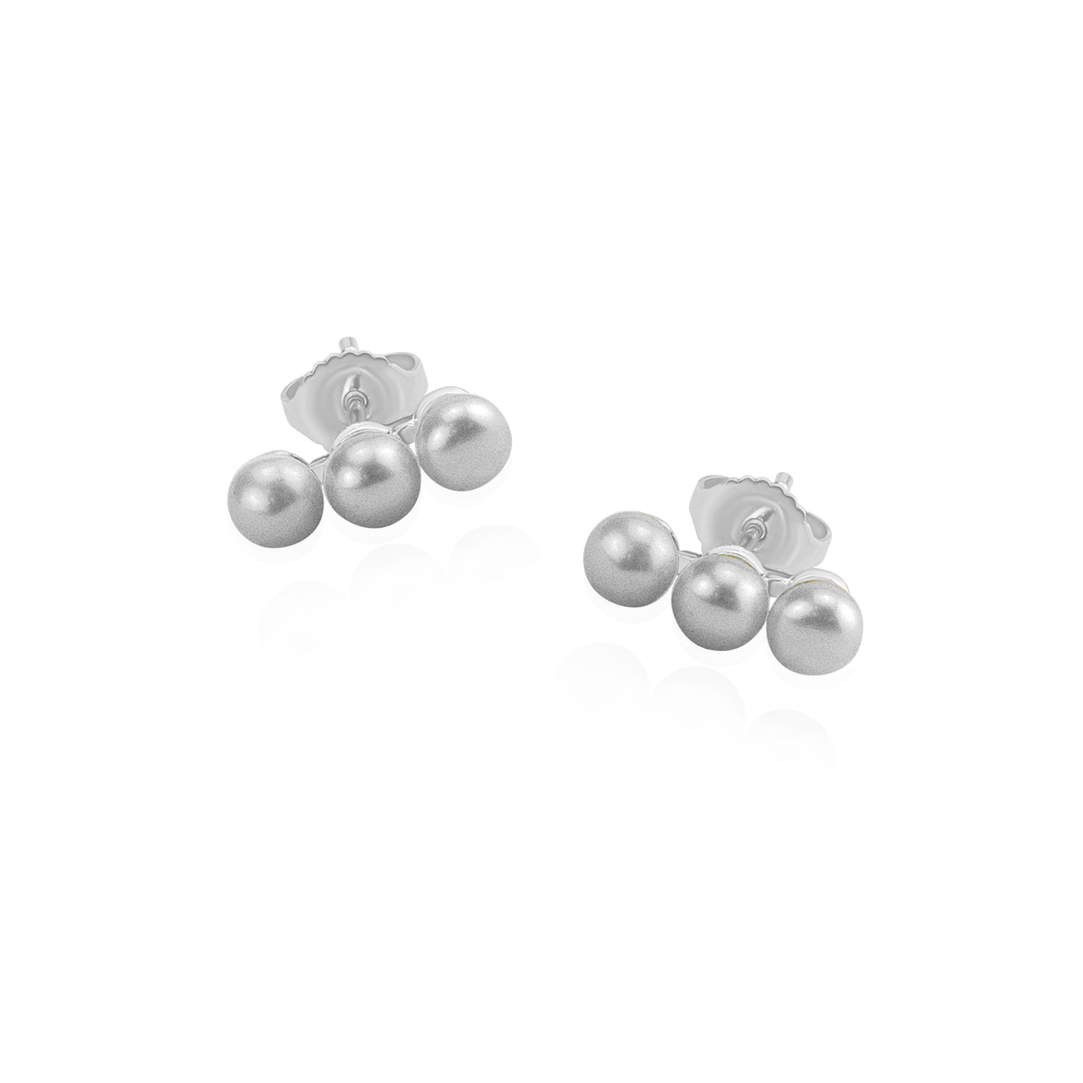 Small Triple Pearl Studs