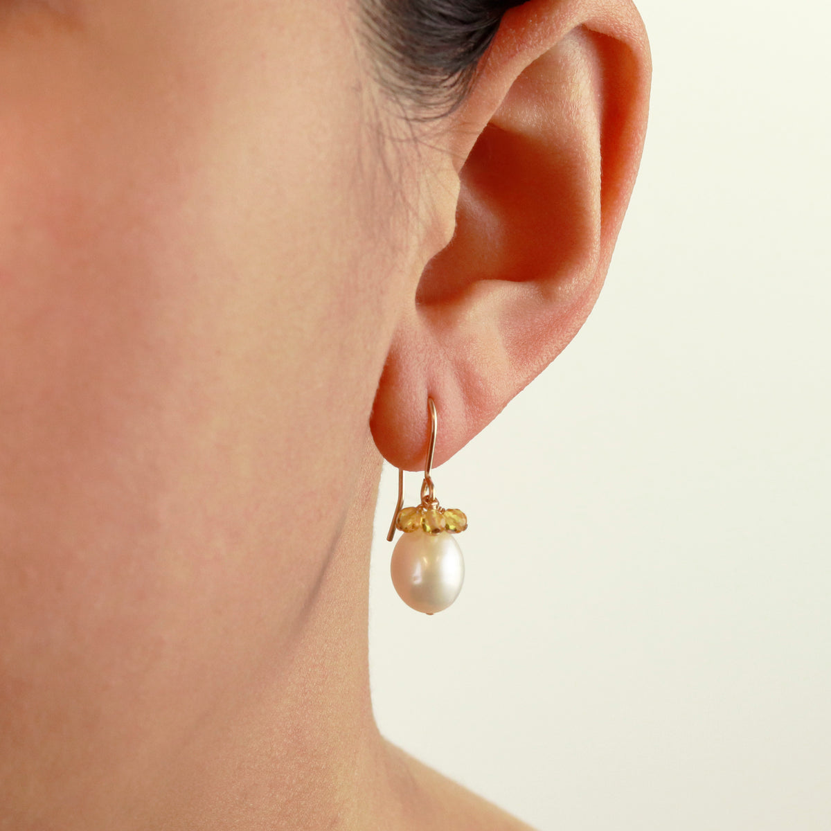 Pearl & Cluster Earrings