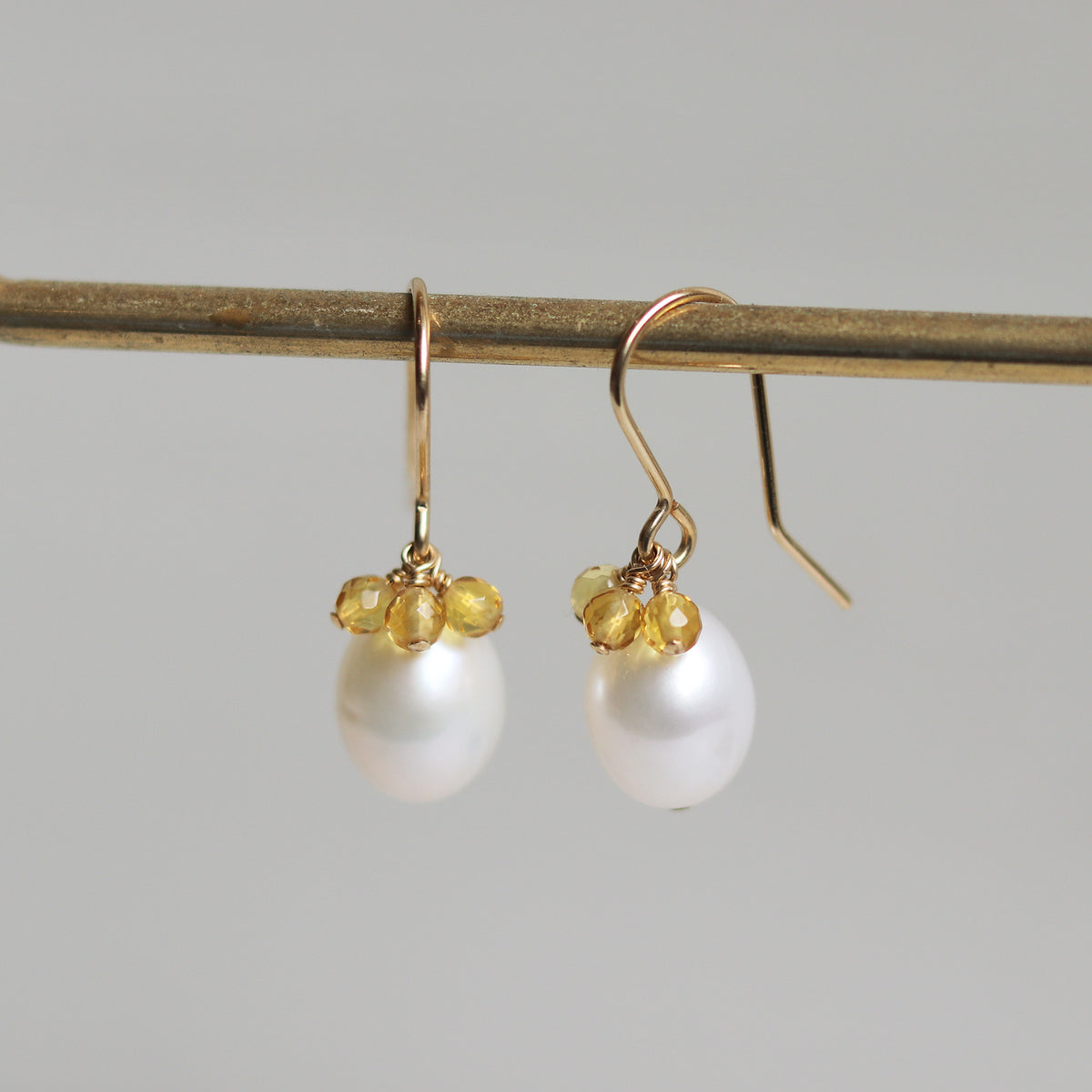 Pearl & Cluster Earrings