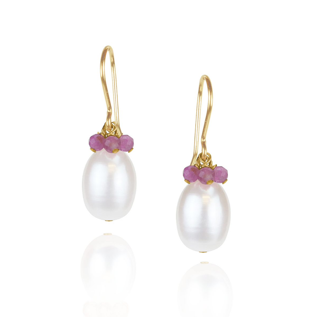 Pearl & Cluster Earrings