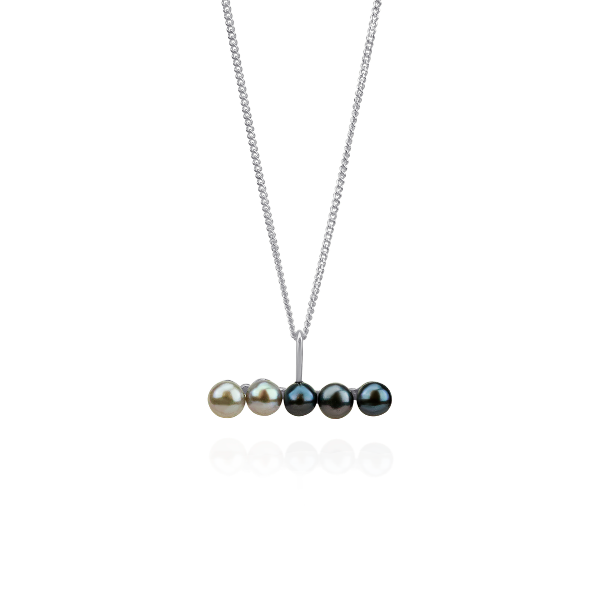 Pearl Bar Pendant Necklace