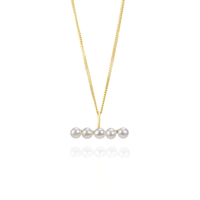 Pearl Bar Pendant Necklace