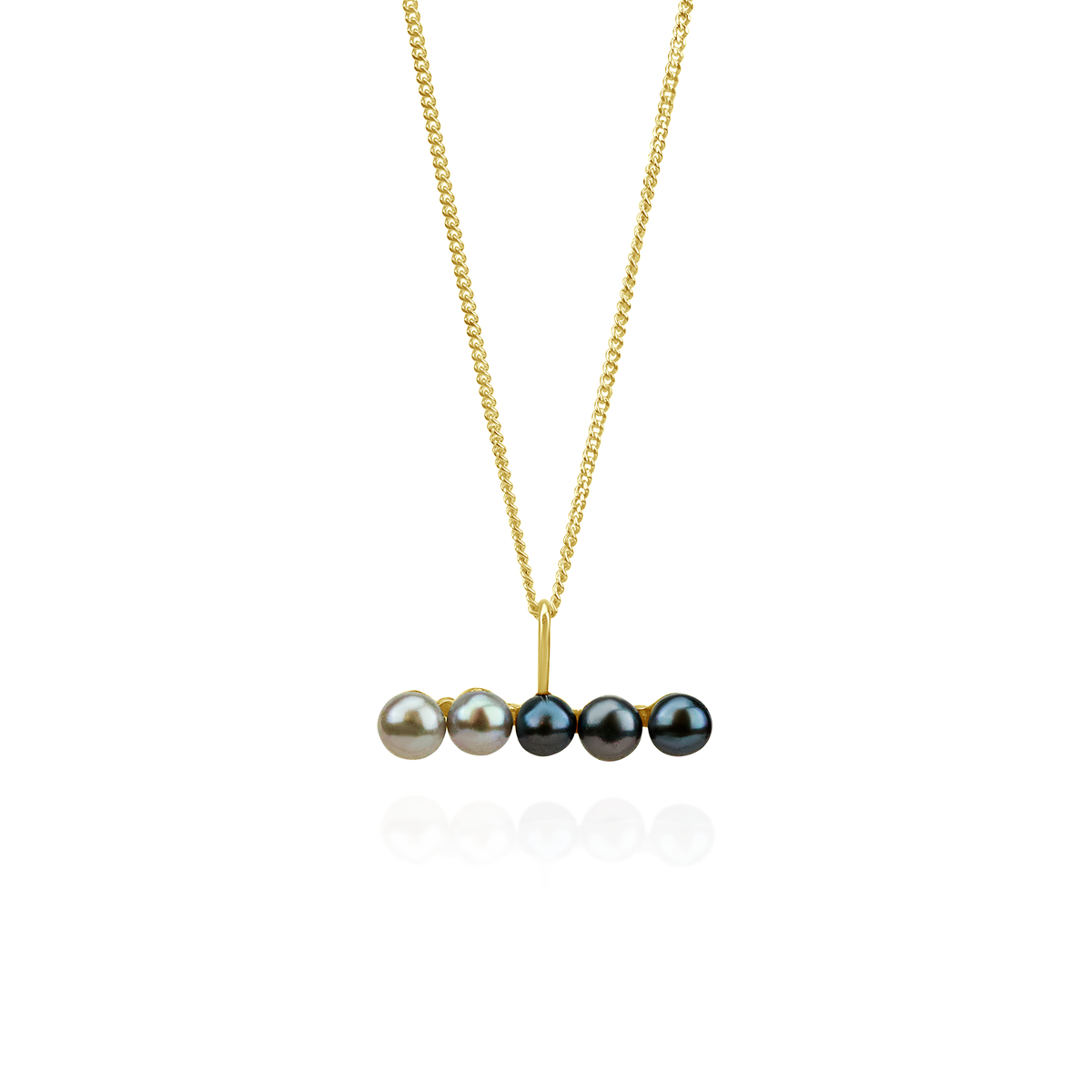 Pearl Bar Pendant Necklace