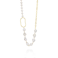 Baroque Pearl Statement Necklace