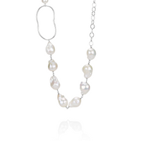 Baroque Pearl Statement Necklace