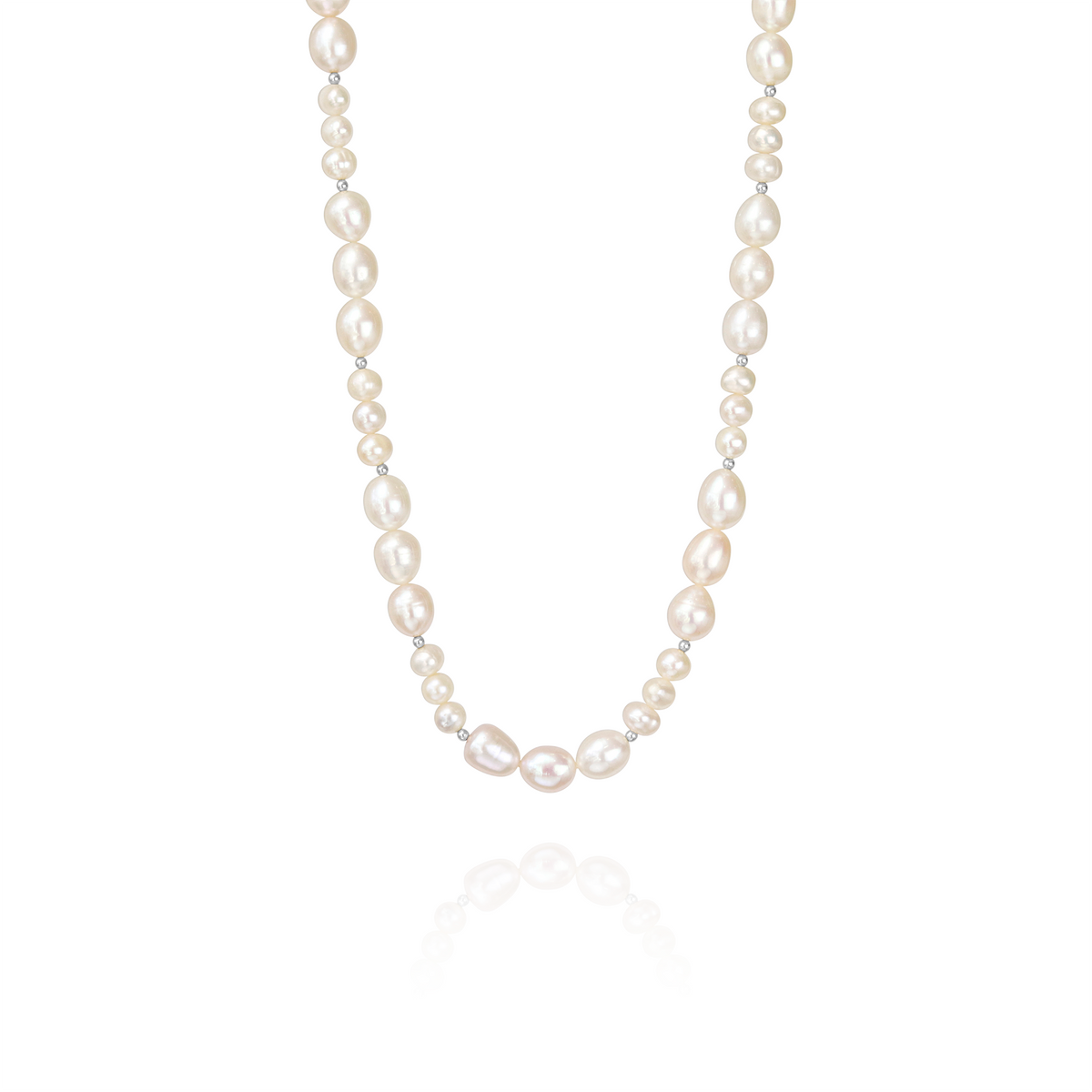 Alternating Pearl Necklace