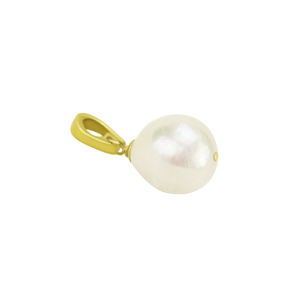 White Pearl Pendant Charm