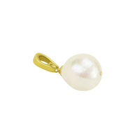 White Pearl Pendant Charm