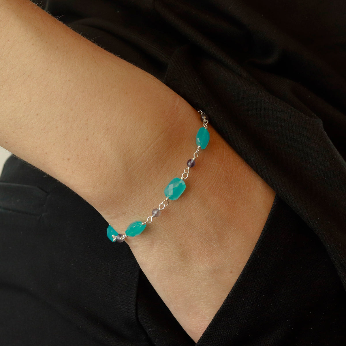 Blue Quartz Bracelet