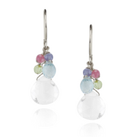 Rock Crystal Cluster Earrings