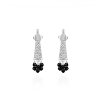 Textured Triangular Earrings