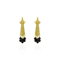 Textured Triangular Earrings