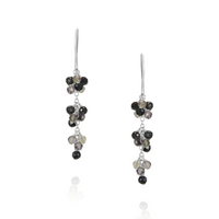 Long Grape Cluster Earrings