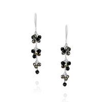 Long Grape Cluster Earrings